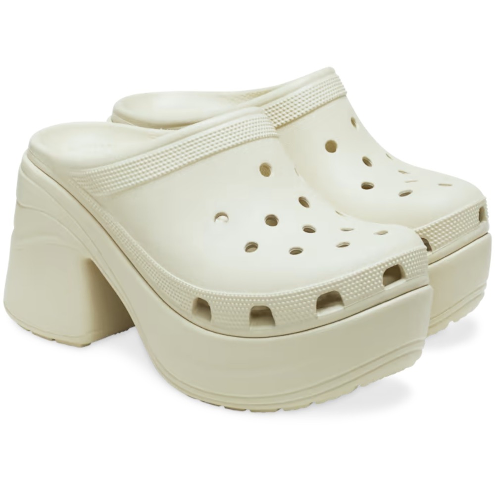 Crocs Siren Clog Bone White Slip On Adult Women's Size 9 / Men's Size 7